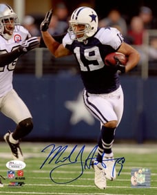 miles austin autographed/signed dallas cowboys 8x10