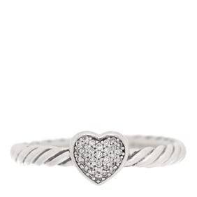 David Yurman Sterling Silver Diamond Cable