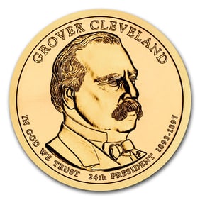 2012-D Grover Cleveland Presidential Dollar BU