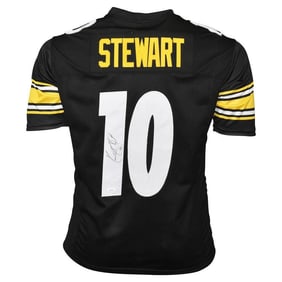 kordell stewart signed pittsburgh pro black