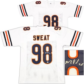 chicago bears montez sweat autographed signed
