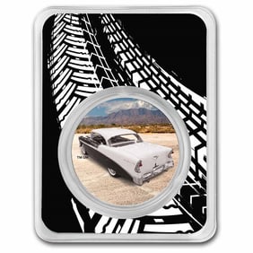 Chevrolet Belair Colorized 1 oz Silver