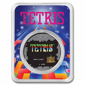 Tetris Rocket Launch 1 oz Silver