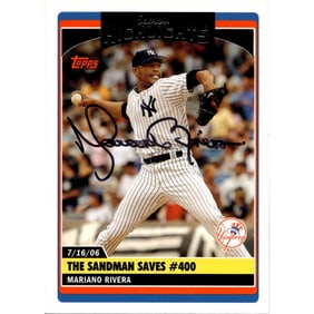 mariano rivera new york yankees autographed