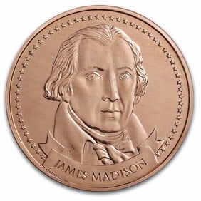 1 oz Copper Round - Founders: