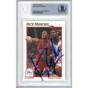 rick mahorn 76ers signed 1991-92 NBA