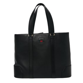 Gucci Textured Dollar Calfskin Web Tote