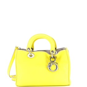 Christian Dior Diorissimo Tote Pebbled Leather
