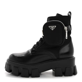 Prada Spazzolato Rois Re-Nylon Metal Triangle