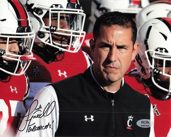 luke fickell signed 8x10 photo PSA/DNA