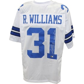 ROY williams autographed/signed white pro style