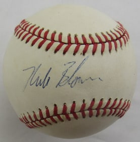 mike blowers signed auto rawlings baseball