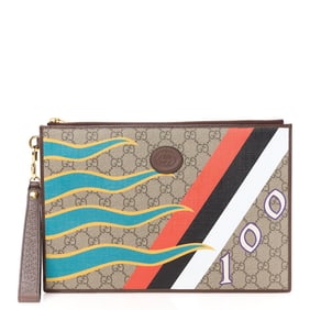 Gucci GG Supreme Monogram Azalea Calfskin