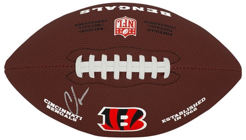 chad johnson signed bengals wilson brown