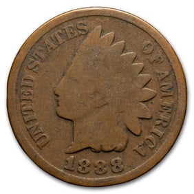 1888 Indian Head Cent Good+