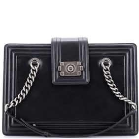 Chanel Boy Tote Glazed Calfskin Small
