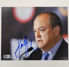 scott coker signed 8x10 photo bellator