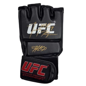 autographed/signed tony ferguson black ufc mma