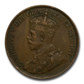 1911-1920 Canada Large Cent George V