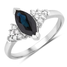 1.47 CT Genuine Blue Sapphire and