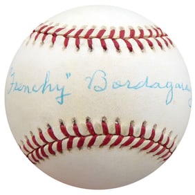 "frenchy" bordagary autographed signed NL baseball