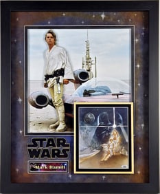 mark hamill autographed star wars 8x10