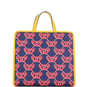 Gucci Childrens Tote Printed Coated Canvas