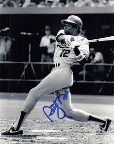 dusty baker signed 8x10 photo PSA/DNA