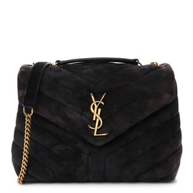 Saint Laurent Suede Calfskin Y Quilted
