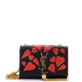 Saint Laurent Classic Monogram Tassel Crossbody