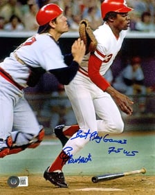 ed armbrister autographed 8x10 photo reds