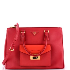Prada Front Pocket Double Zip Lux