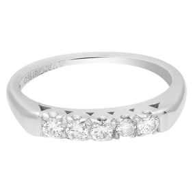 Diamond ring in 18k white gold