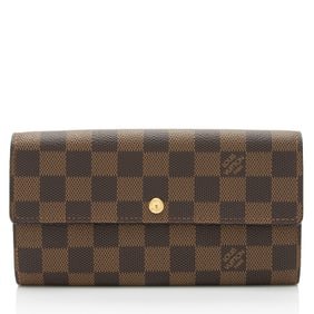 Louis Vuitton Damier Ebene Sarah Wallet