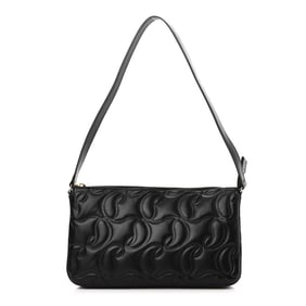 Christian Louboutin Calfskin Embossed Loubila Shoulder
