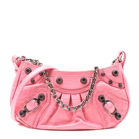 Balenciaga Extra Supple Calfskin Crocodile Embossed