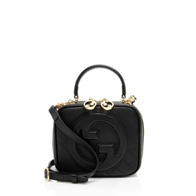 Gucci Diagonal Stitched Calfskin Blondie Top