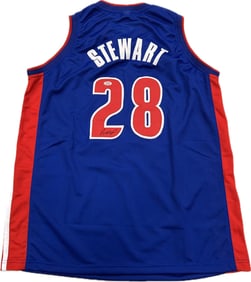 isaiah stewart signed jersey PSA/DNA detroit