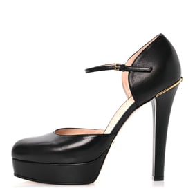 Gucci Calfskin Interlocking G Ankle Strap