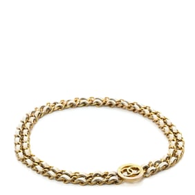 Chanel Lambskin CC Medallion Chain Belt