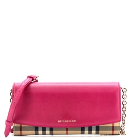 Burberry Henley Wallet on Chain Leather
