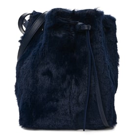 Mansur Gavriel Faux Fur Mini Bucket