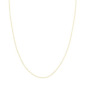 10K Yellow Gold 0.75 mm Rope