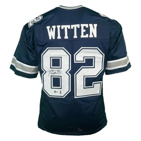 jason witten signed dallas pro navy