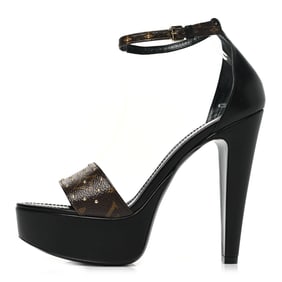 Louis Vuitton Patent Monogram Afterglow Platform