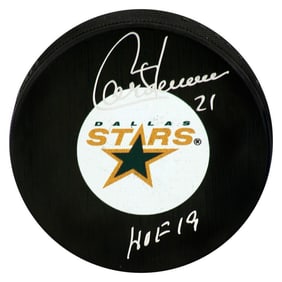 guy carbonneau signed dallas stars logo