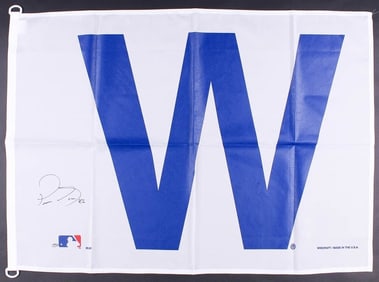 pedro strop signed 28x41 chicago cubs