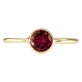 Tourmaline Ring In 18K Yellow Gold