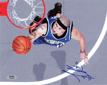mike bibby signed 8x10 photo PSA/DNA