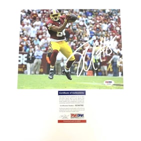 jordan reed signed 8x10 photo PSA/DNA